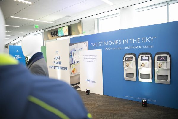Immersive display at experiential marketing event in Los Angeles, CA