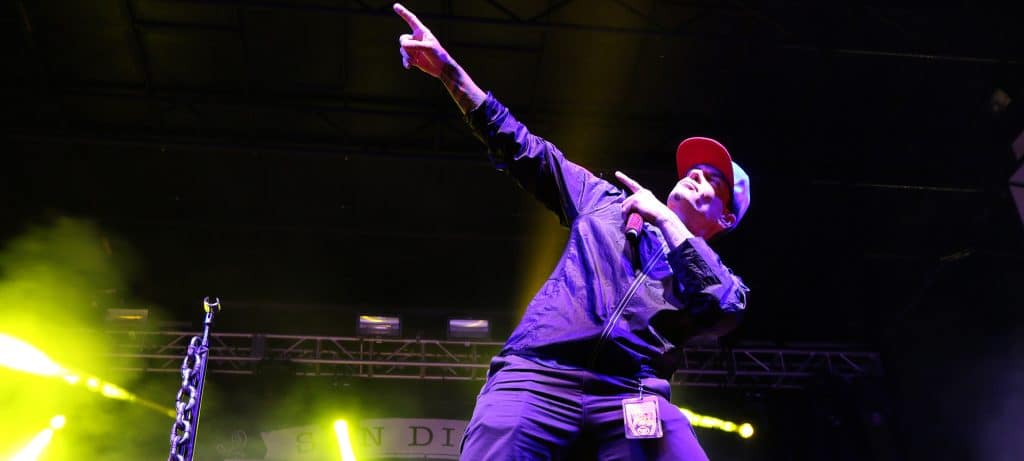 Vanilla Ice preforms at San Diego Taco Fest experiential event in San Diego, CA