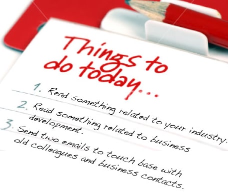 10 things to put on your to-do list each work day