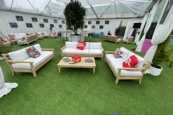 Southport event production provides branded relaxation station for guests