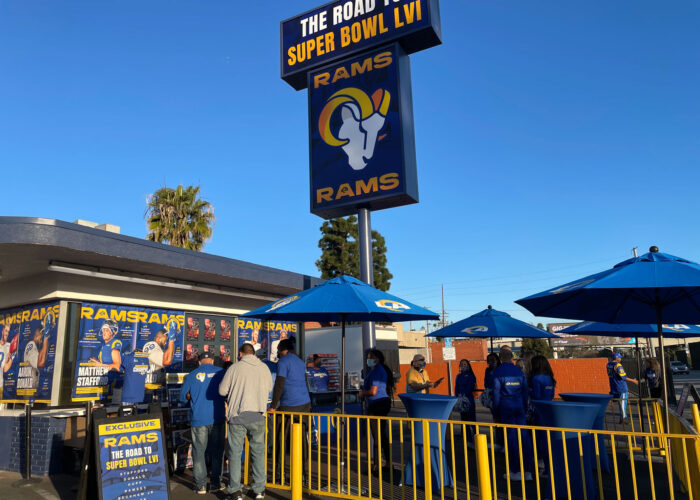 Los Angeles Rams Brand Activation - LA marketing activation