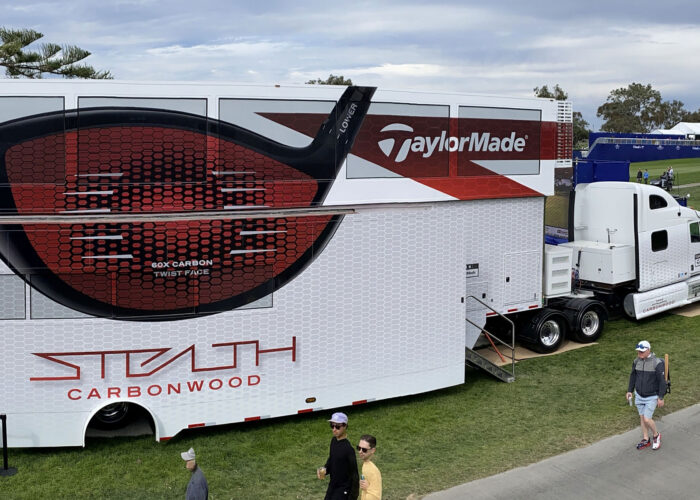 TaylorMade Golf brand product launch marketing activation in Los Angeles California