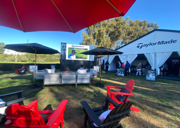 Taylormade Golf brand activation in Los Angeles, CA