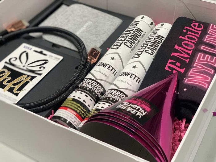 T-Mobile branded gifts for marketing fulfillment